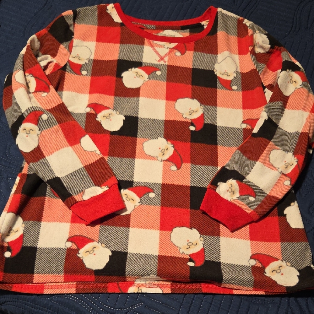 Plaid Santa Claus Sweater